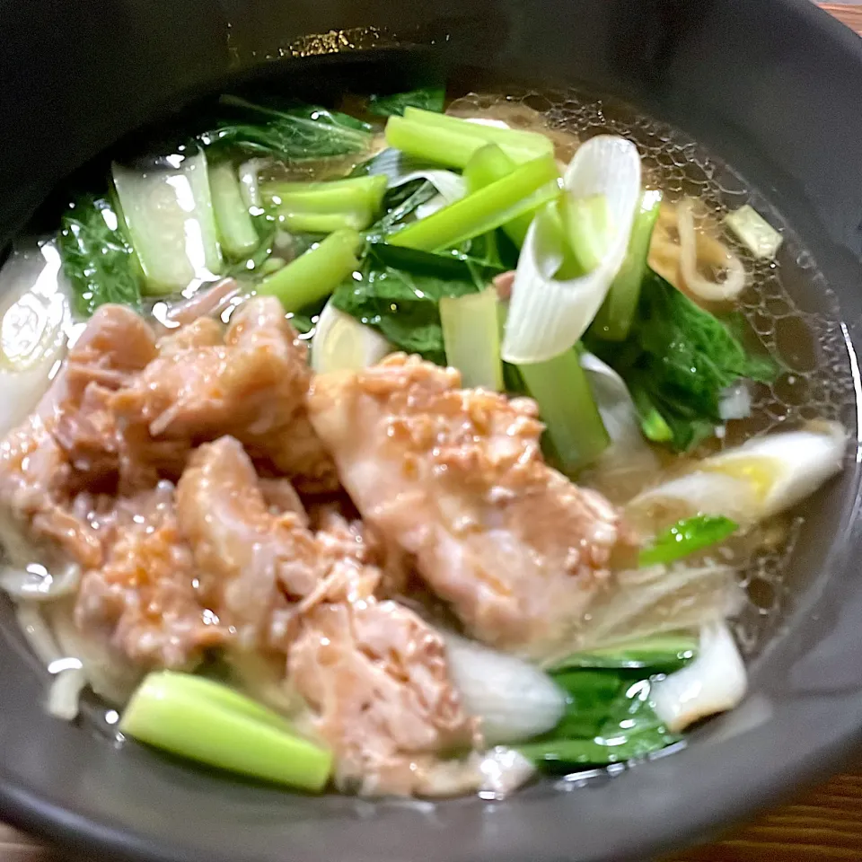 茹で豚のゆで汁でラーメン|gohan♡さん