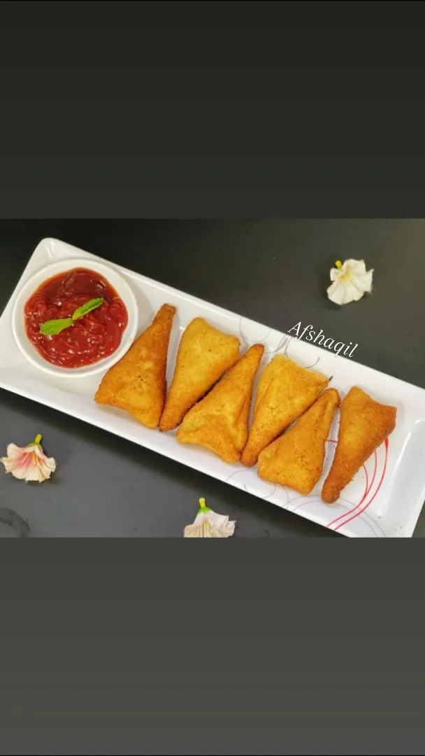 chicken Breadcone  Samosa|afsha sheikhさん