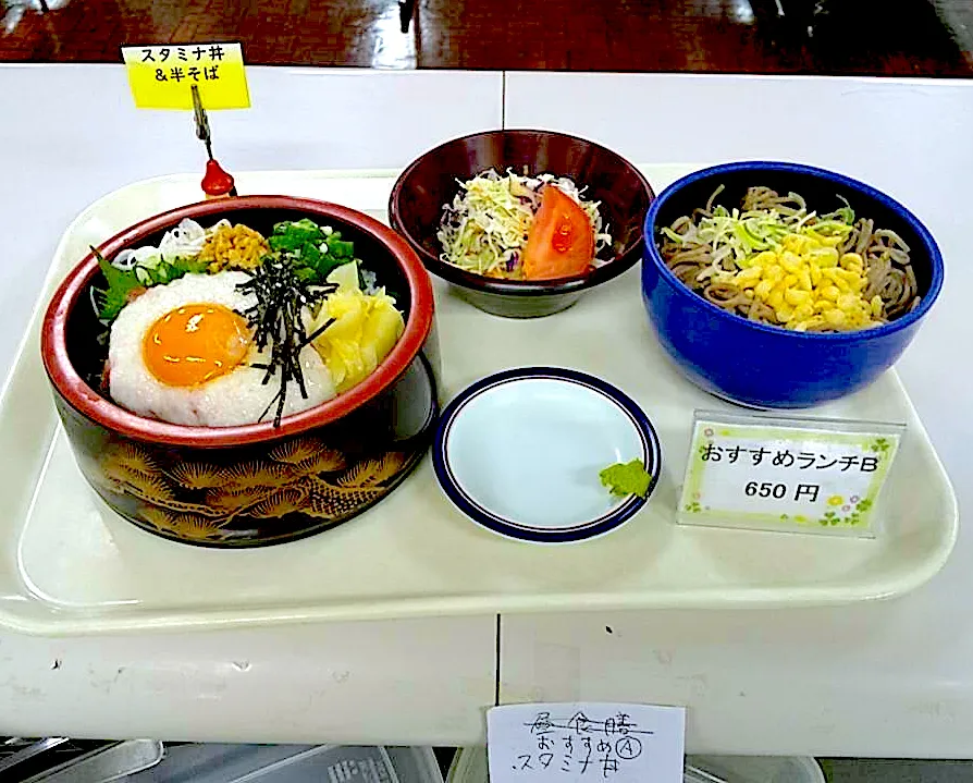 スタミナ丼・半そばセット|nyama1さん