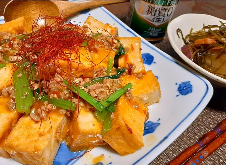 麻婆厚揚げ🌶️

切り昆布煮物|びせんさん