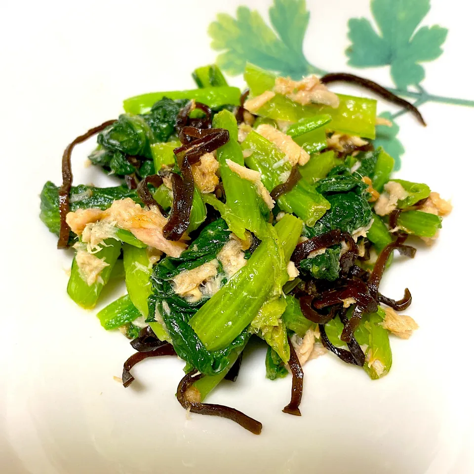 小松菜とツナのサラダ|eriiichiさん