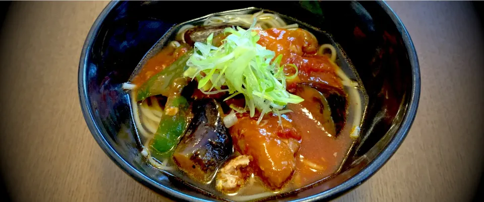 鶏手羽元のトマト野菜煮込そうめん|半田手延べそうめんの店 阿波や壱兆さん