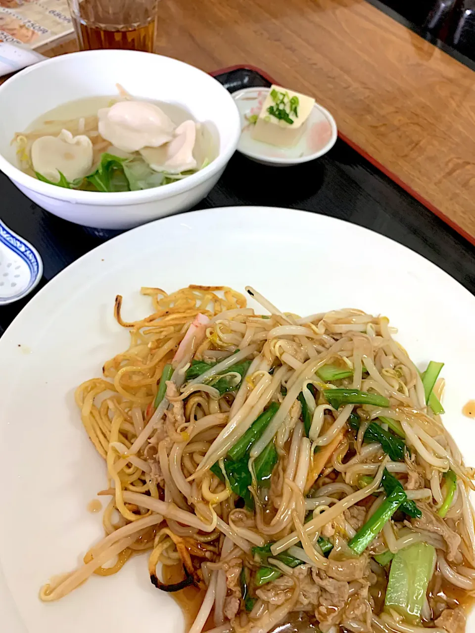 百好酒家のあんかけ焼きそば|れりさん