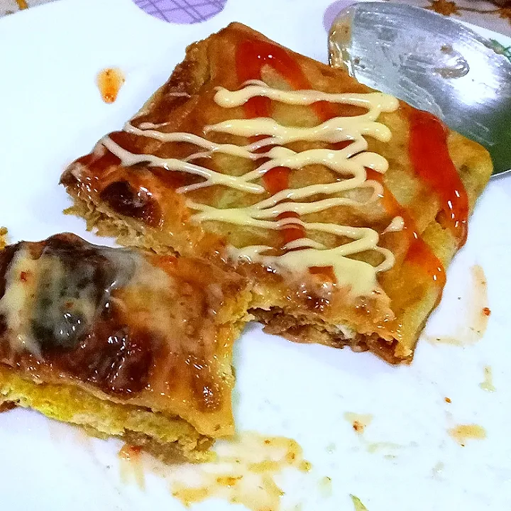 HUJAN2 NI SEDAP PEKENA KING MURTABAK CHEESE 😋|Jamaiah Jayさん