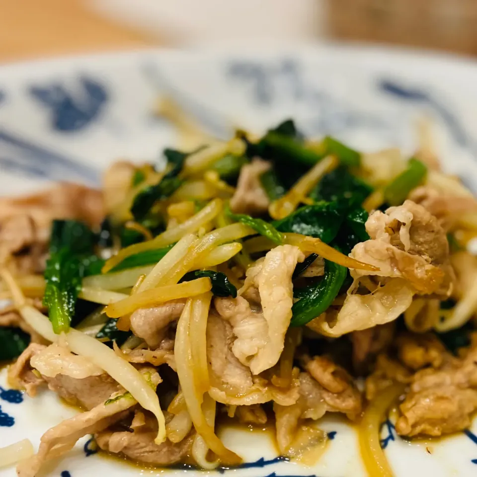 豚肉と野菜のニンニク醤油炒め|yuuukaさん