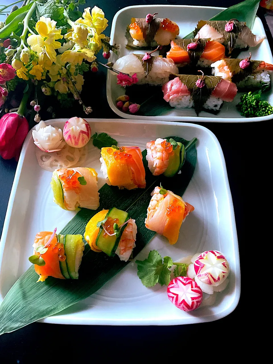 🎎手綱ずしと桜ずし|とんちんさん