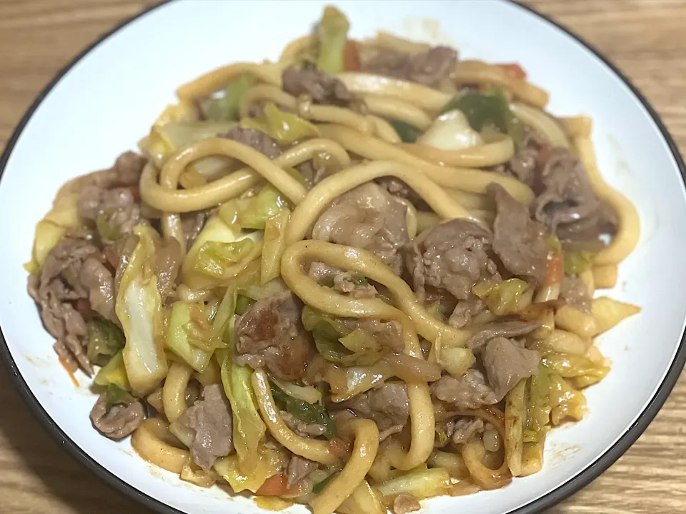 ☆味噌バター焼きうどん|まぁたんさん