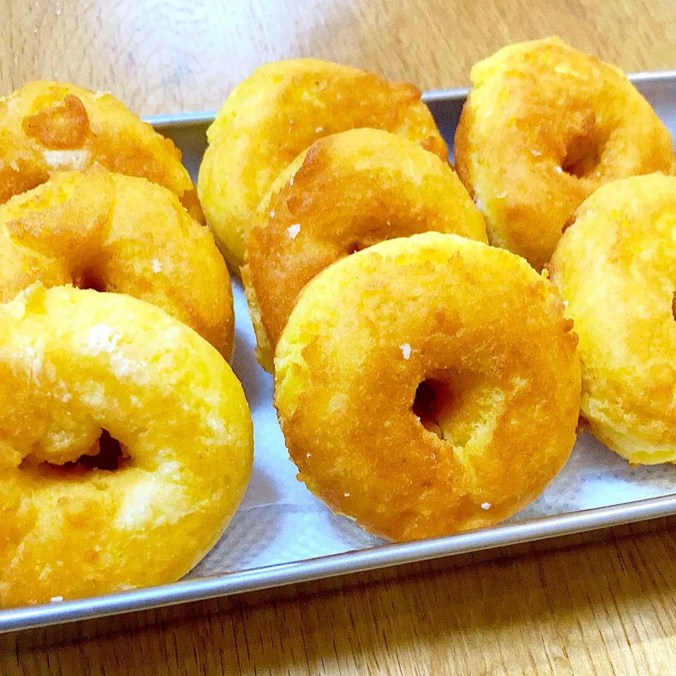 米粉のお豆腐かぼちゃドーナツ🍩|あこなっつさん