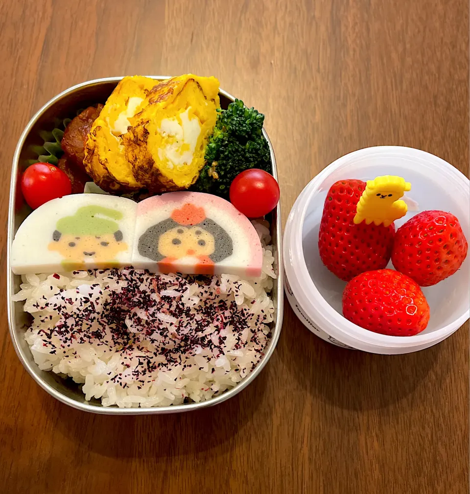 Snapdishの料理写真:幼稚園のお弁当🌸|みーぬさん