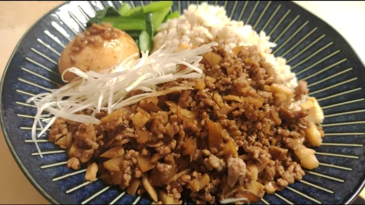 【豚ひき肉で作る・台湾飯】魯肉飯（ルーローハン）|ちゃんまさん