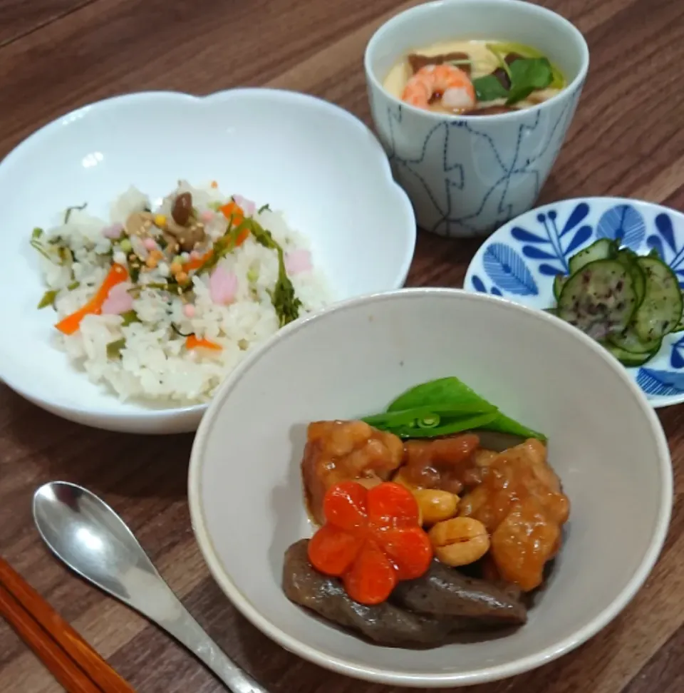 鶏肉とこんにゃくのくわ焼き|ゆりちさん