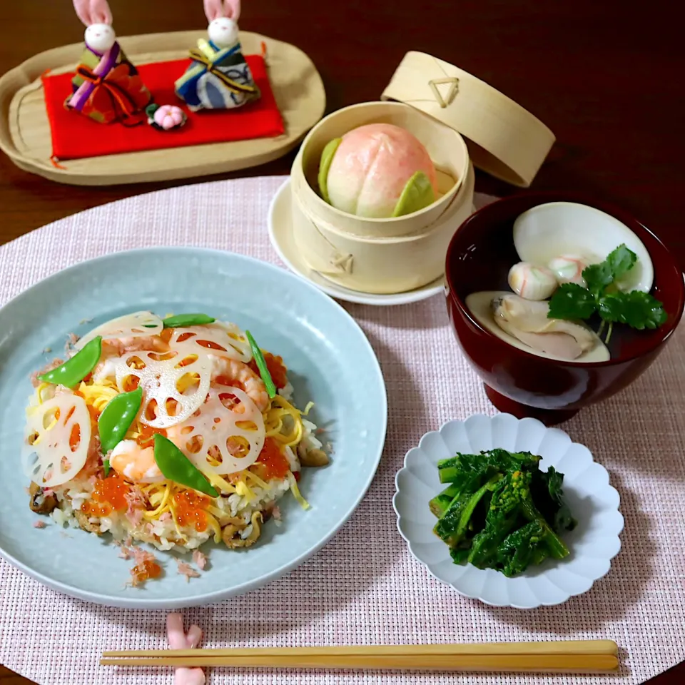 かおるさんの料理 ひな祭り定食　昭和風|かおるさん