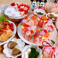 Snapdishの料理写真:ひなまつりごはん🎎🌸2022|m1ttamさん