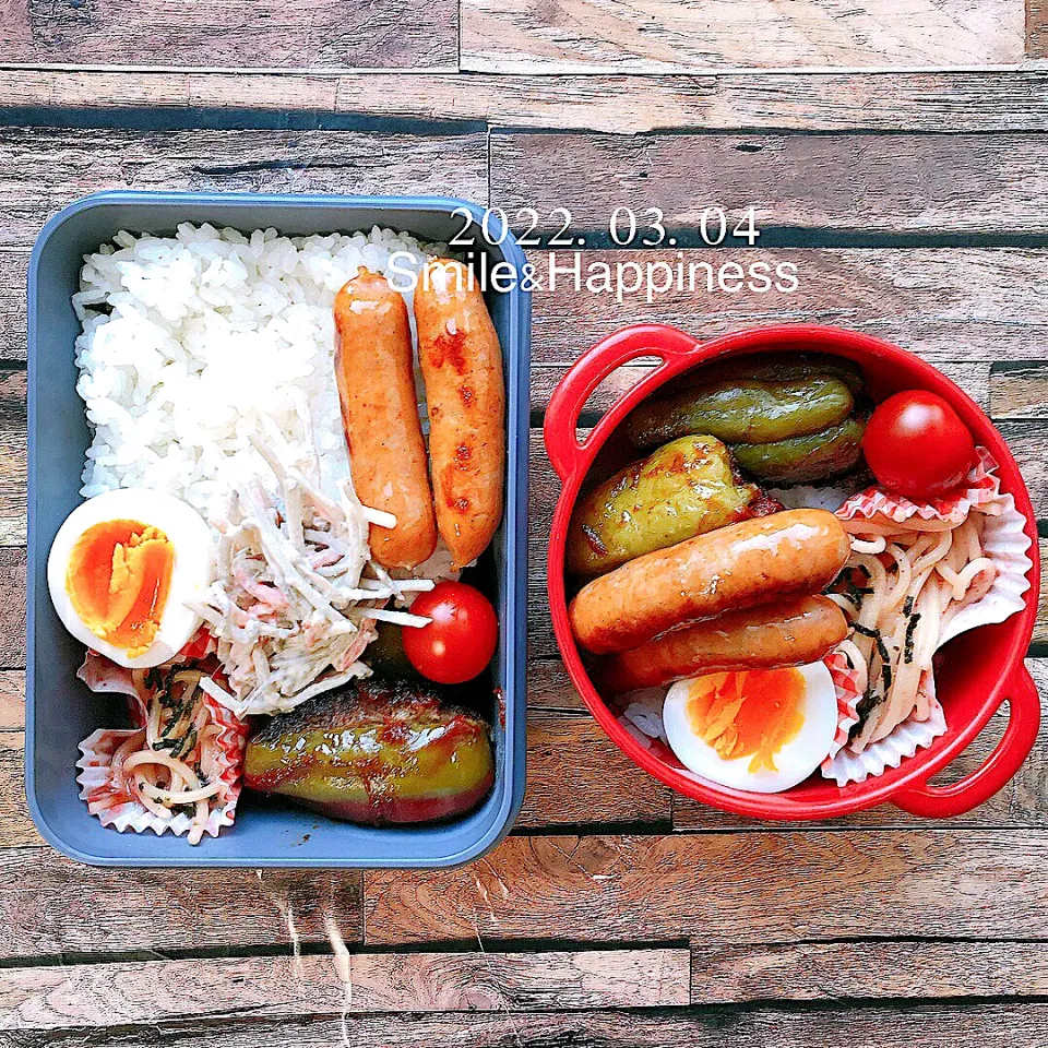 Snapdishの料理写真:2人弁当😆|Rie Naganoさん