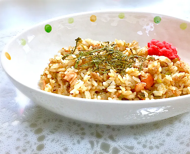 Snapdishの料理写真:朝食はチャーハン|🌻ako ·͜·♡peco🌻さん