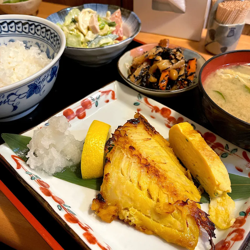 目板西京焼定食@わさび(月島)|塩豚骨さん