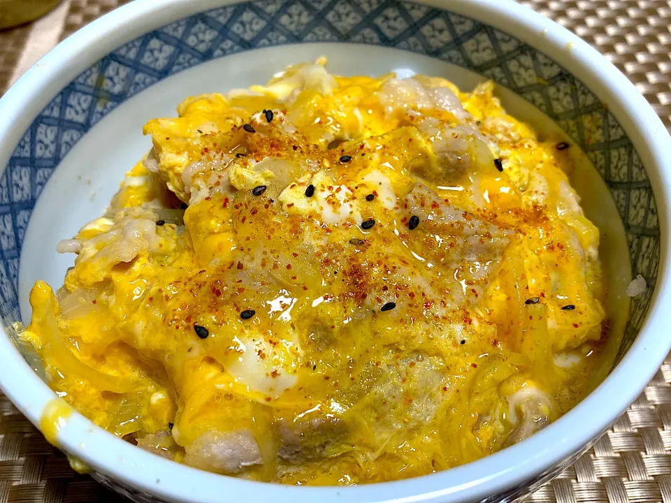 Snapdishの料理写真:夜食の他人丼|Shino88さん