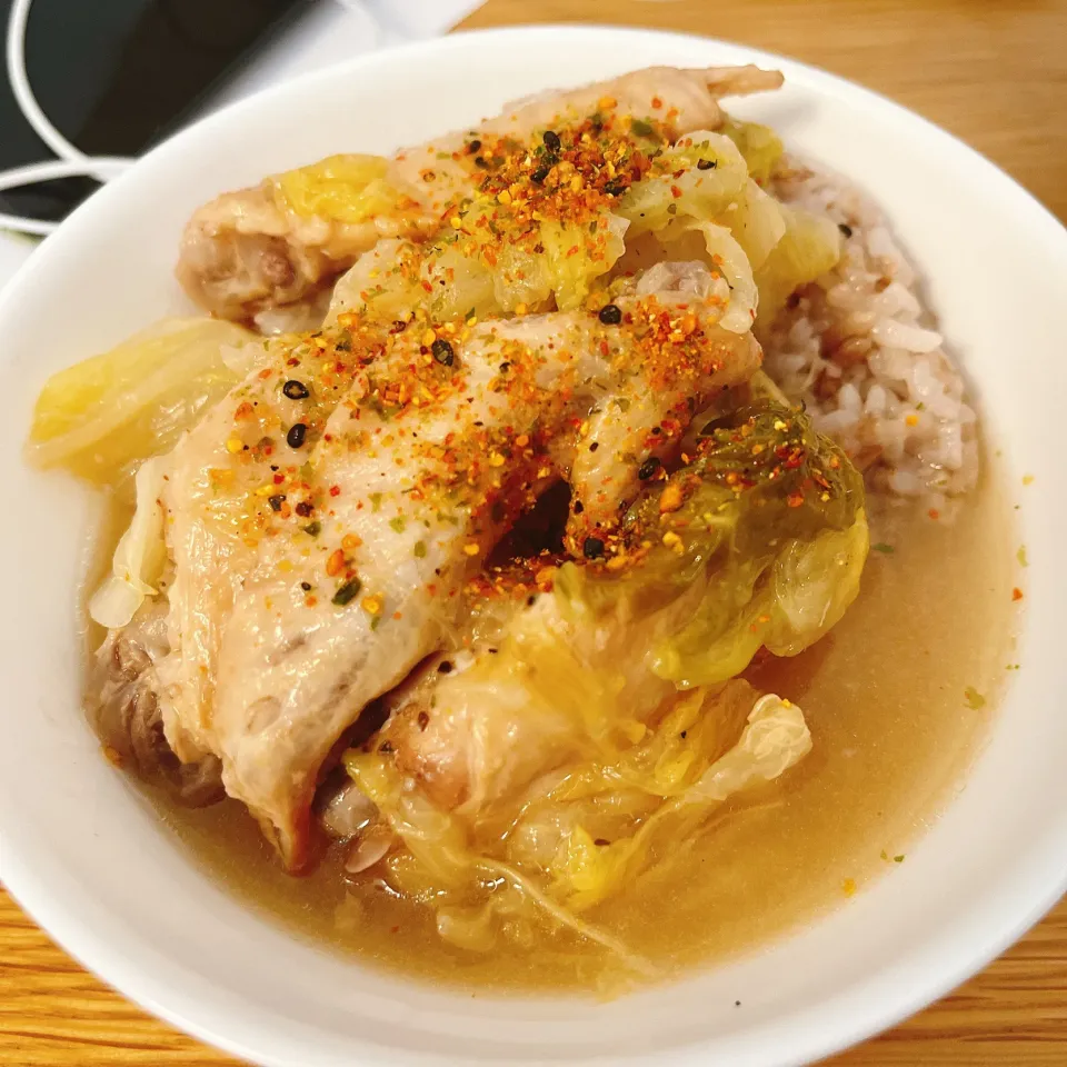 鳥手羽と白菜のスープ|ぱちねぇさん