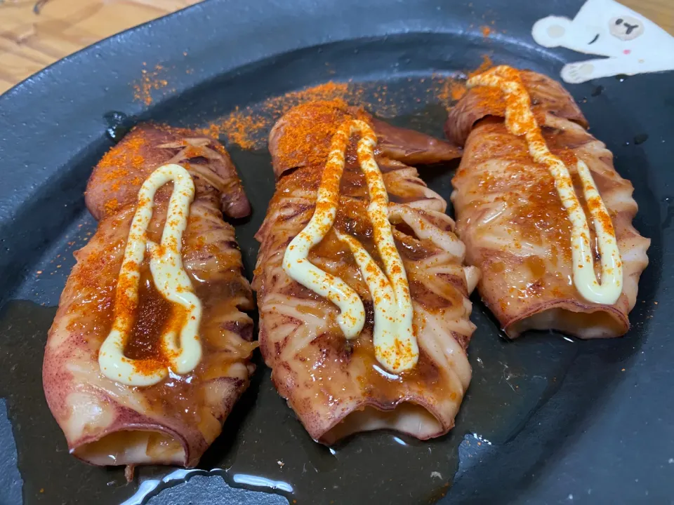 イカの姿焼き屋台風🦑|buhizouさん