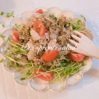 豆苗サラダ♡