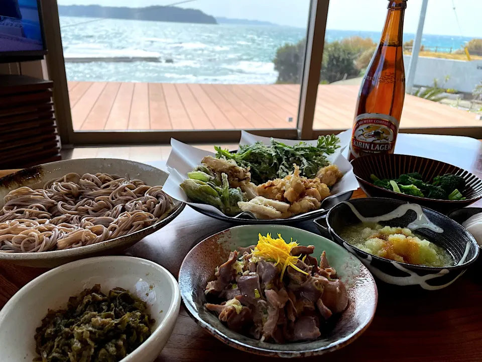 2022.3.5 天ぷら&蕎麦ランチ🍻🍻🍻|ゆみずさん