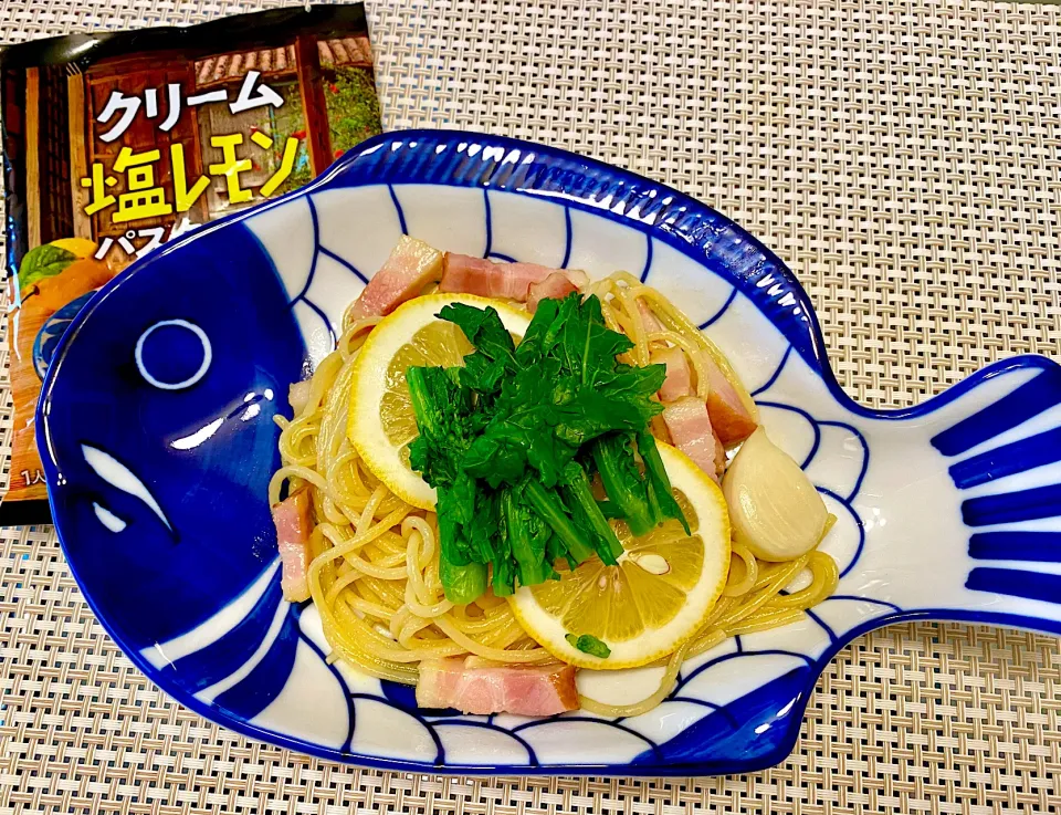 クリーム塩レモンパスタ🍝|にゃあ（芸名）さん