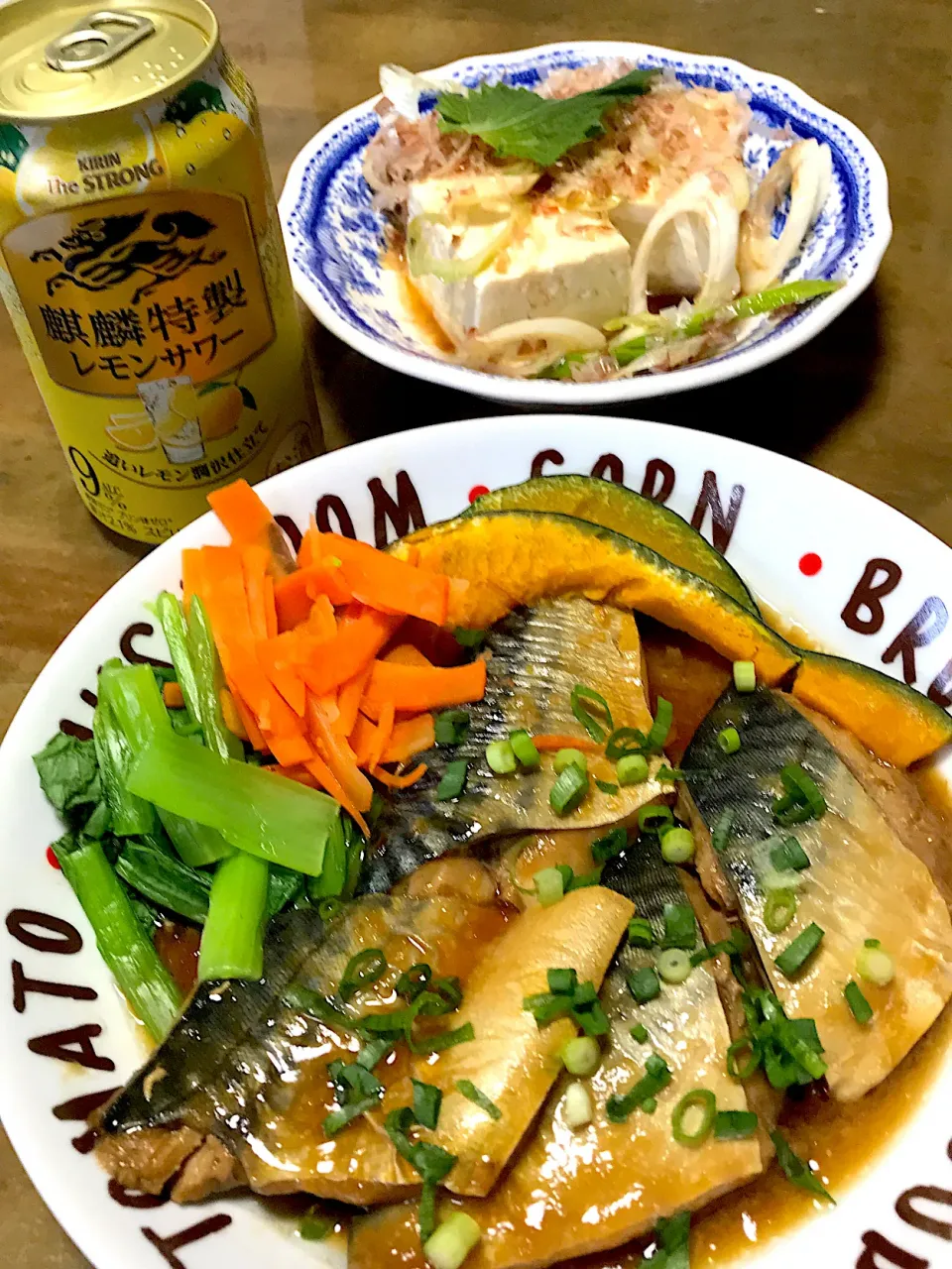 小ネギ香る、サバのみぞれ煮。さっぱり豆腐 ネギかつお醤油で❤️🍷|Norio Fukudaさん