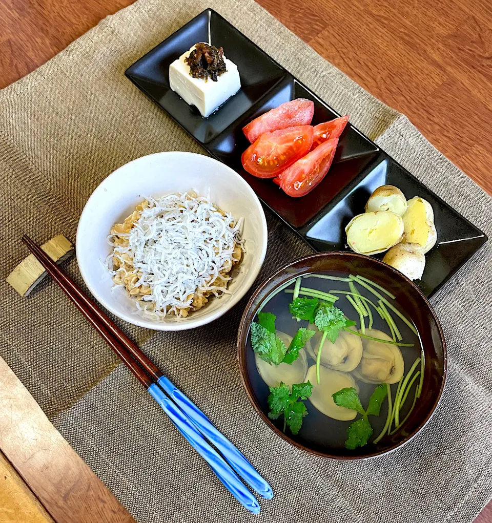 本日の朝昼ご飯♪|かなさん