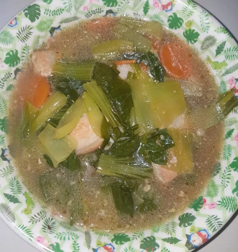 pork soup with chinese canbage|patcookingfeverパットさん