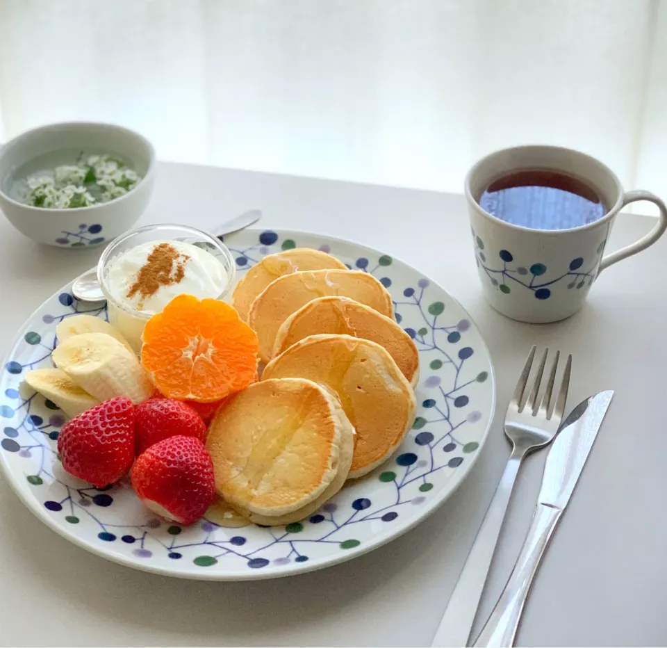 パンケーキブランチ♡|わことひろさん