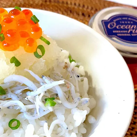 「OCEAN RUBY」を使ってみたSnapdishの料理・レシピ写真:いくらシラスかけごはん🍚OceanRubyさんのイクラのせごはん😊