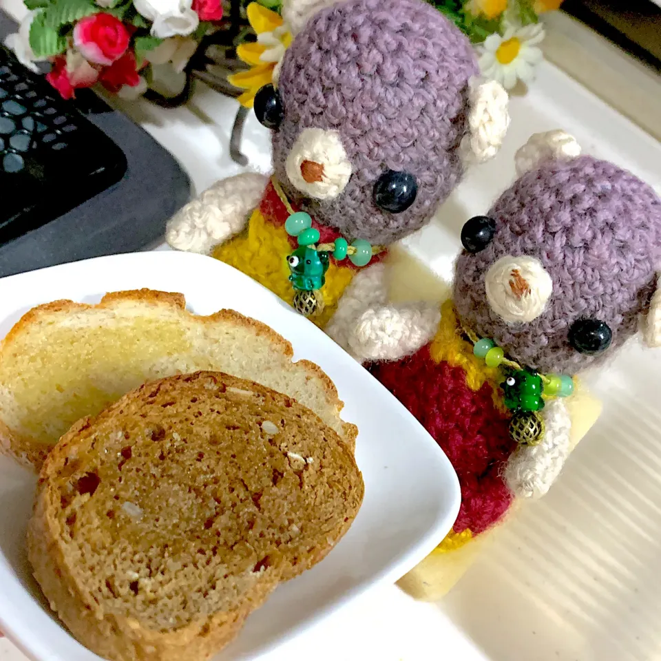 Snapdishの料理写真:グラスフェッドバタートースト(°▽°)|chagashiさん