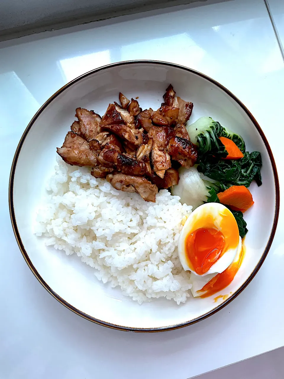 garlic soy chicken rice|hweeyhさん