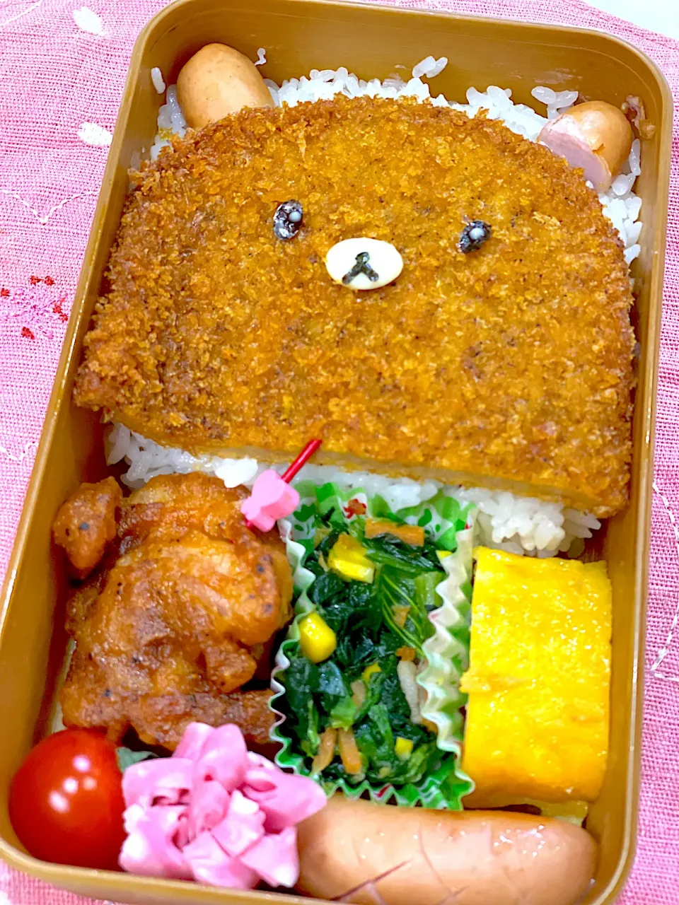 くまさんフィッシュカツお弁当|Yukiさん