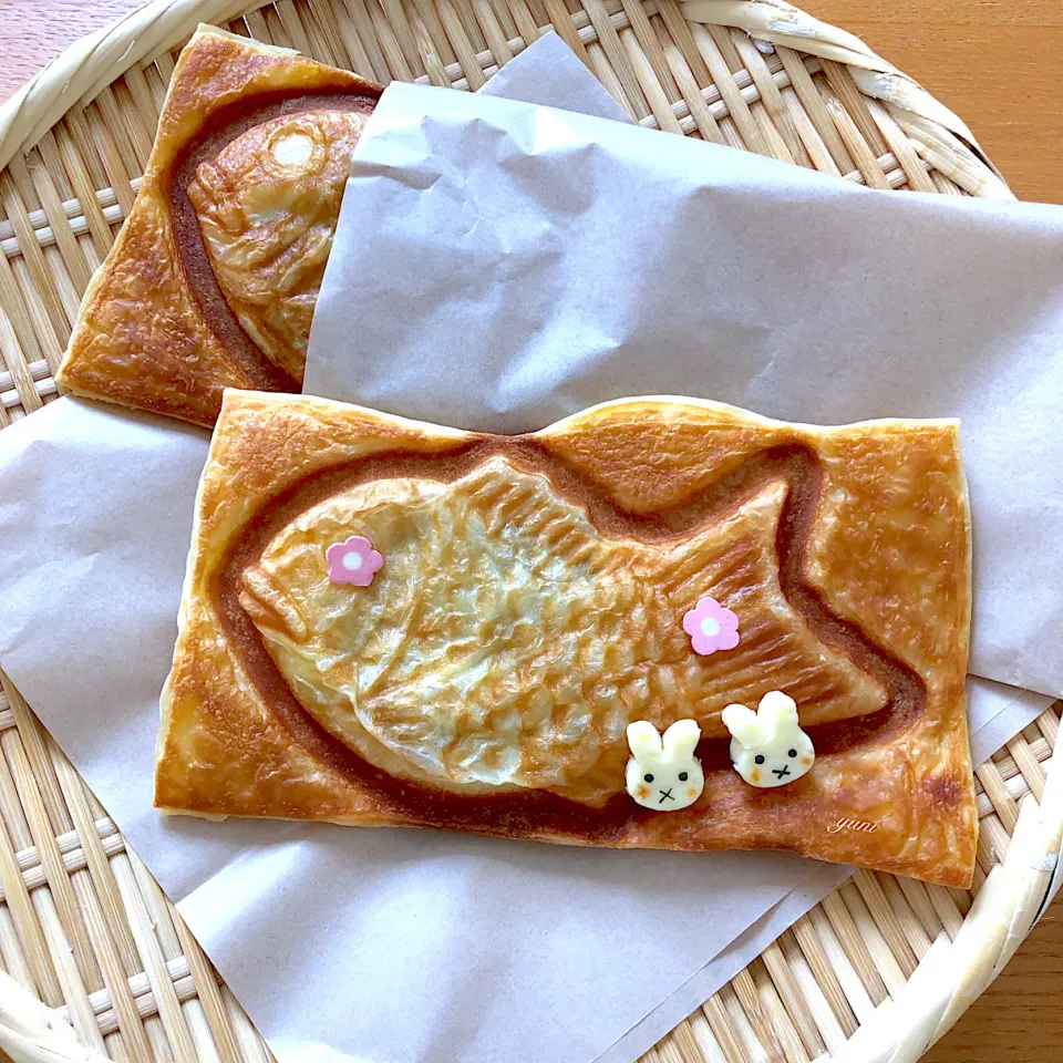 おやつは🥐クロワッサンたい焼き😋|🌸yuni🌸さん