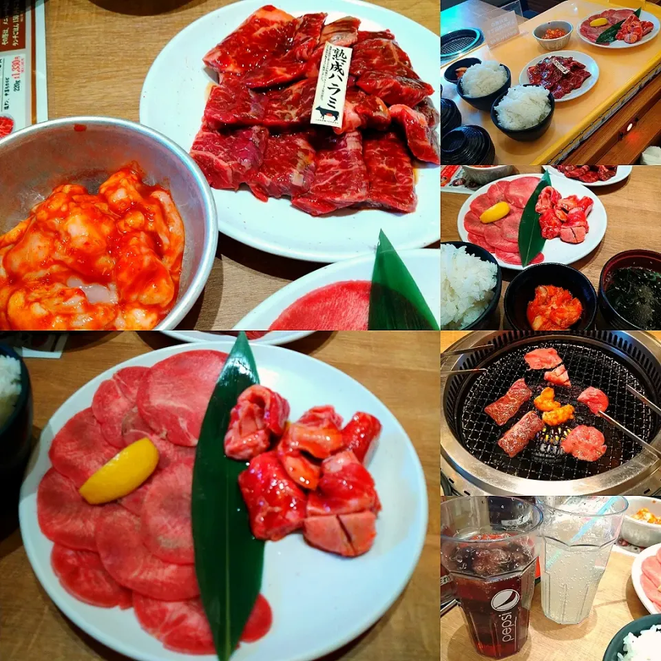 焼肉まるい精肉店で焼肉ランチ|うたかた。さん