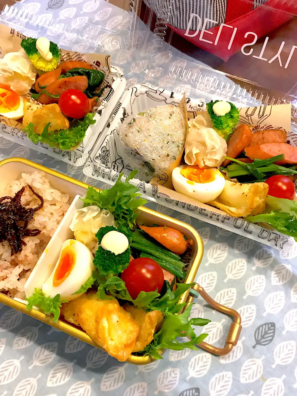 2022.3.8  ＊今日のお弁当＊ウインナー＆ほうれん草のソテー＊|rinrin*mama*さん