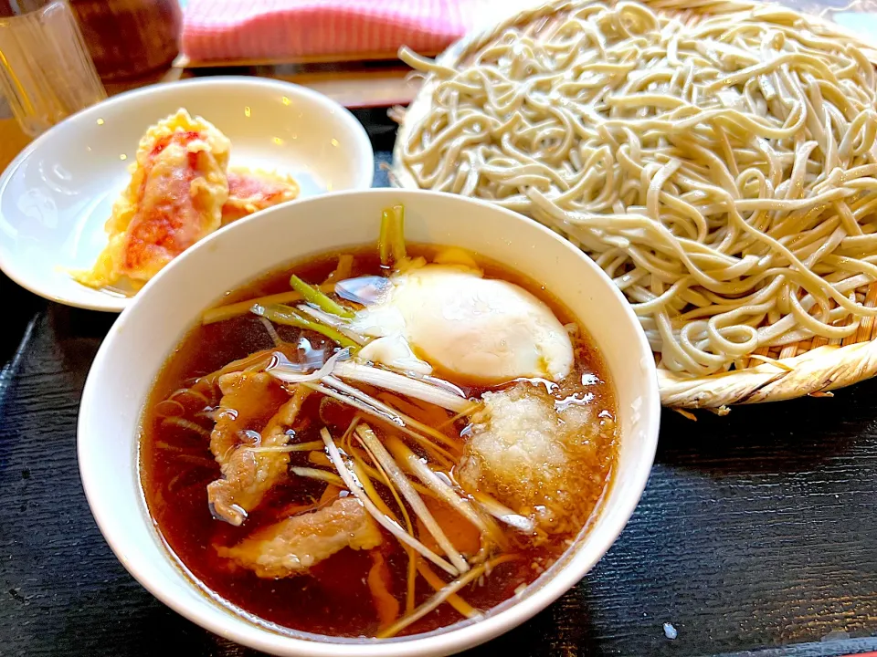 ねぎ豚つけ麺 カニカマ天|流線形さん