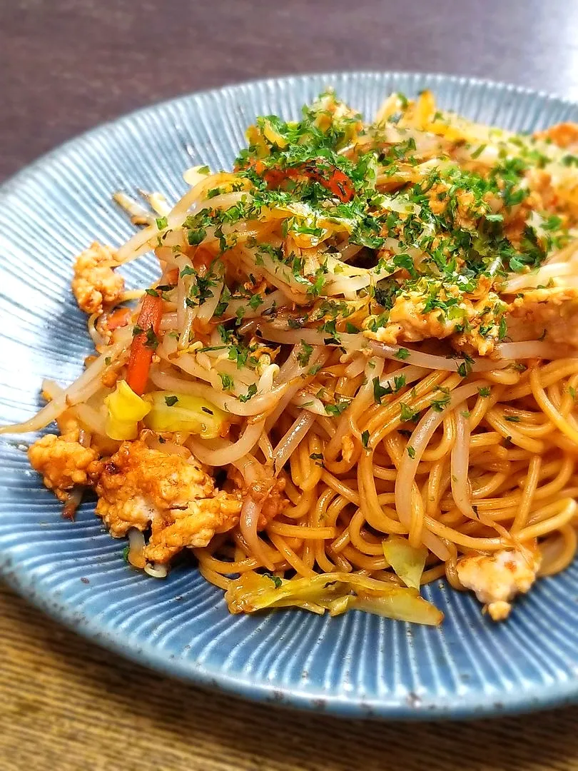 パパ作👨いつもの焼きそば|ぱんだのままんさん