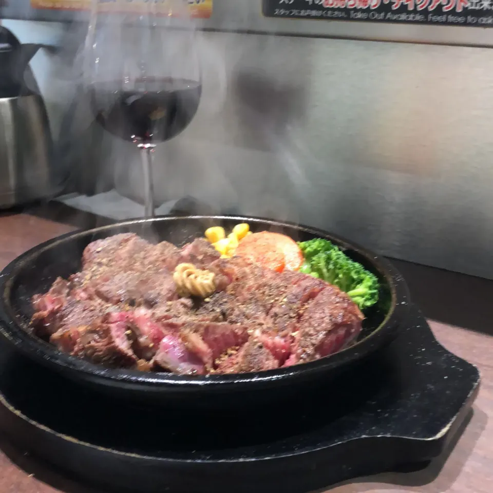 Snapdishの料理写真:ワイルドステーキ450g ＃いきなりステーキイトウヨーカドー小杉店|Hajime Sakaiさん