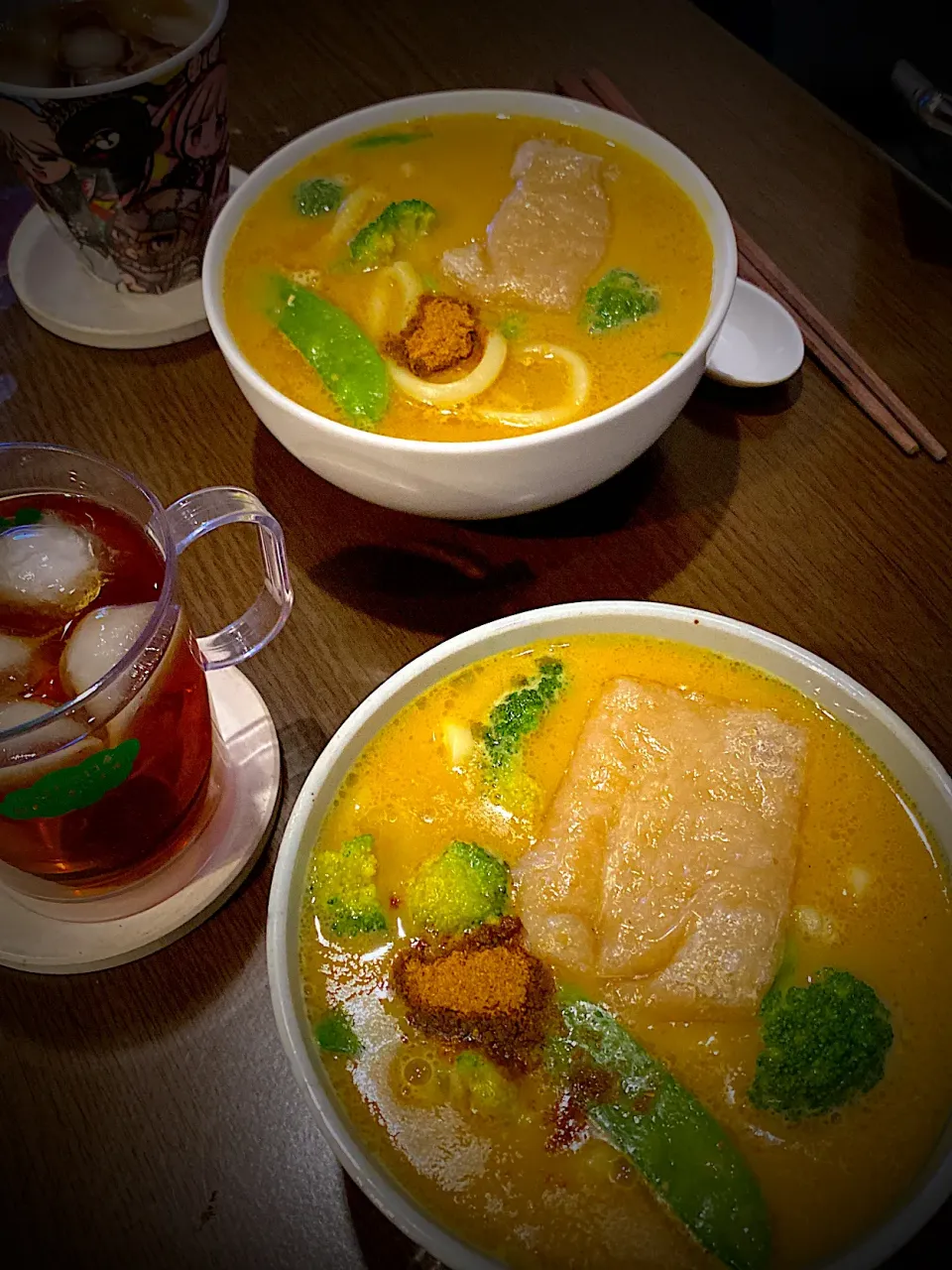 玄米焼き餅入りカレーうどん　クラフトコーラ|ch＊K*∀o(^^*)♪さん