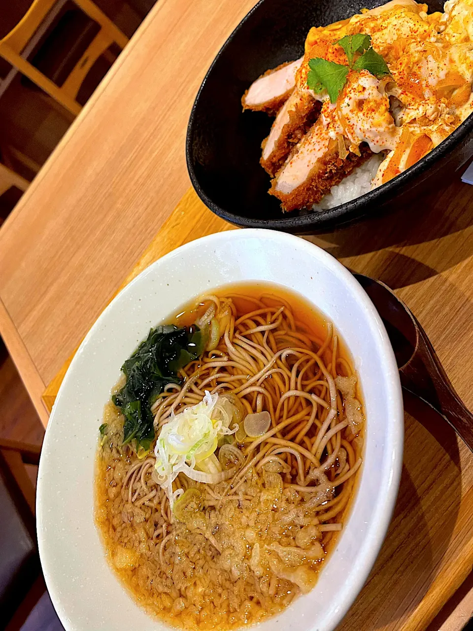 中村麺兵衛の厚みかつ丼とそばのセット＠渋谷|Yasuhiro Koikeさん