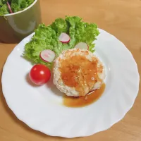 竹の子入り和風鶏バーグ|ユティさん