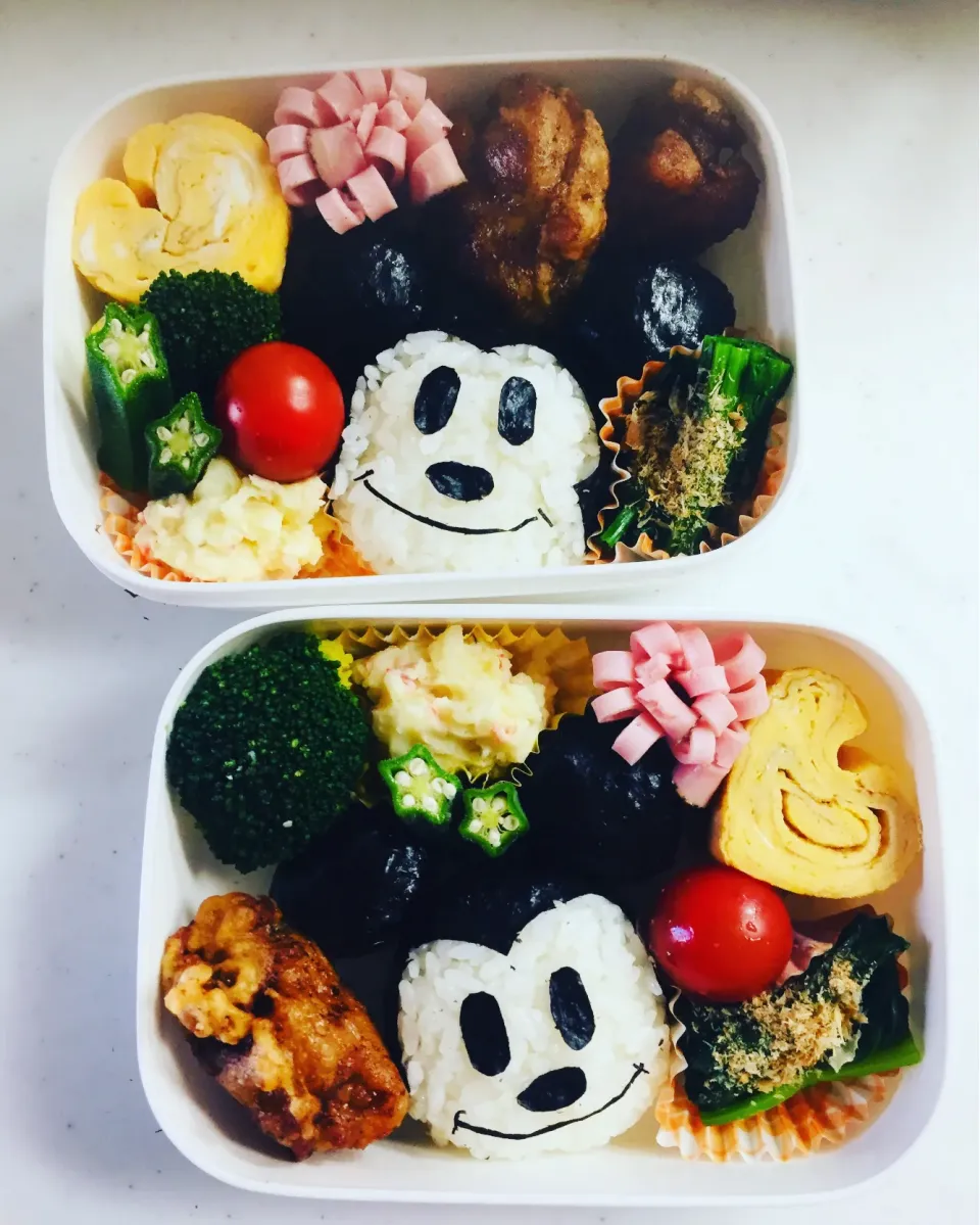 Snapdishの料理写真:ミッキーマウスキャラ弁|pimoriさん