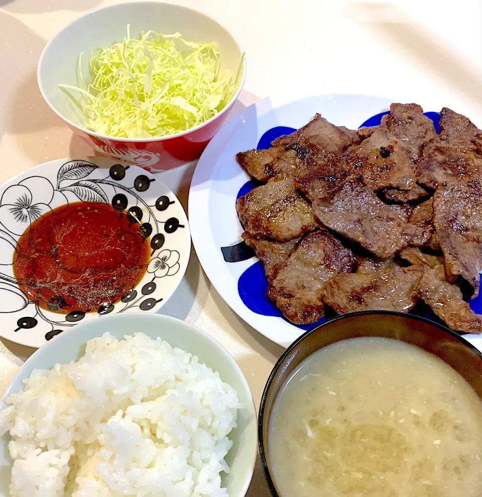 夜ご飯☺️焼肉|とまこ(*^o^*)さん