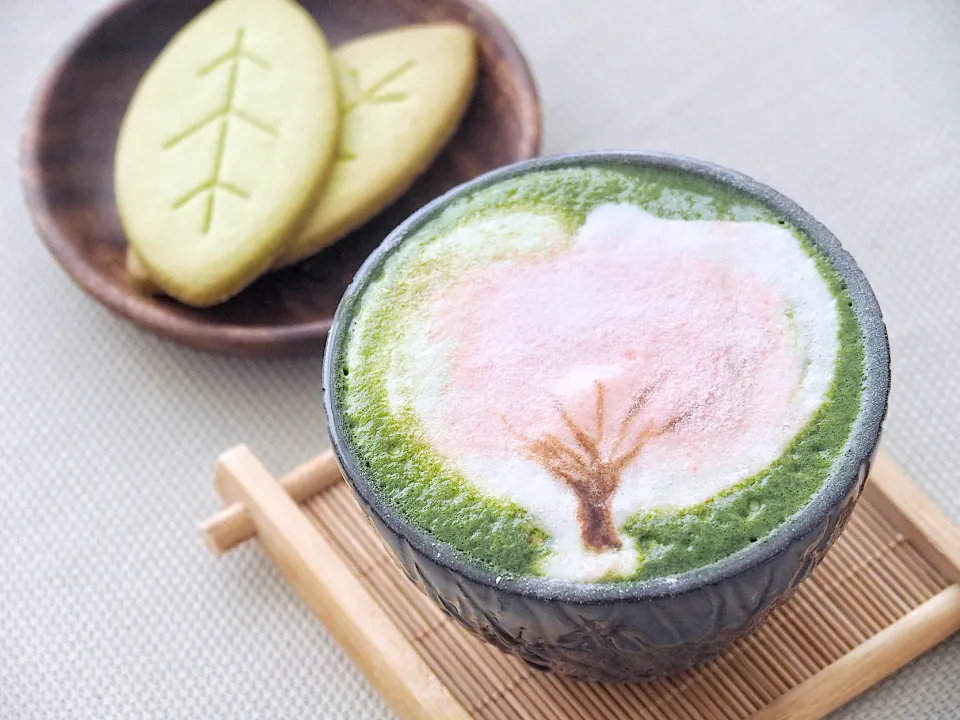 Soy milk matcha latte|Misstyさん