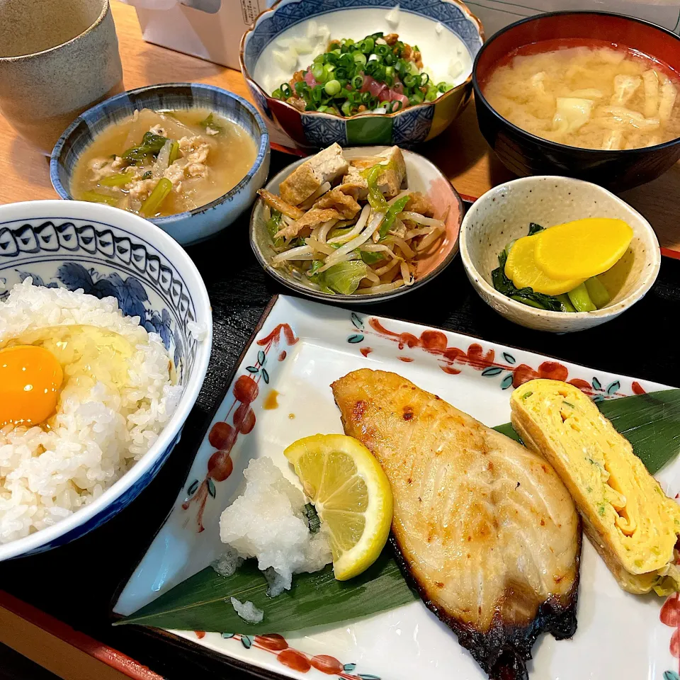 黒むつ西京焼定食@わさび(月島)|塩豚骨さん