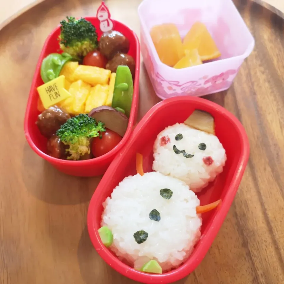 雪だるまのお弁当💓|ゆかのさん