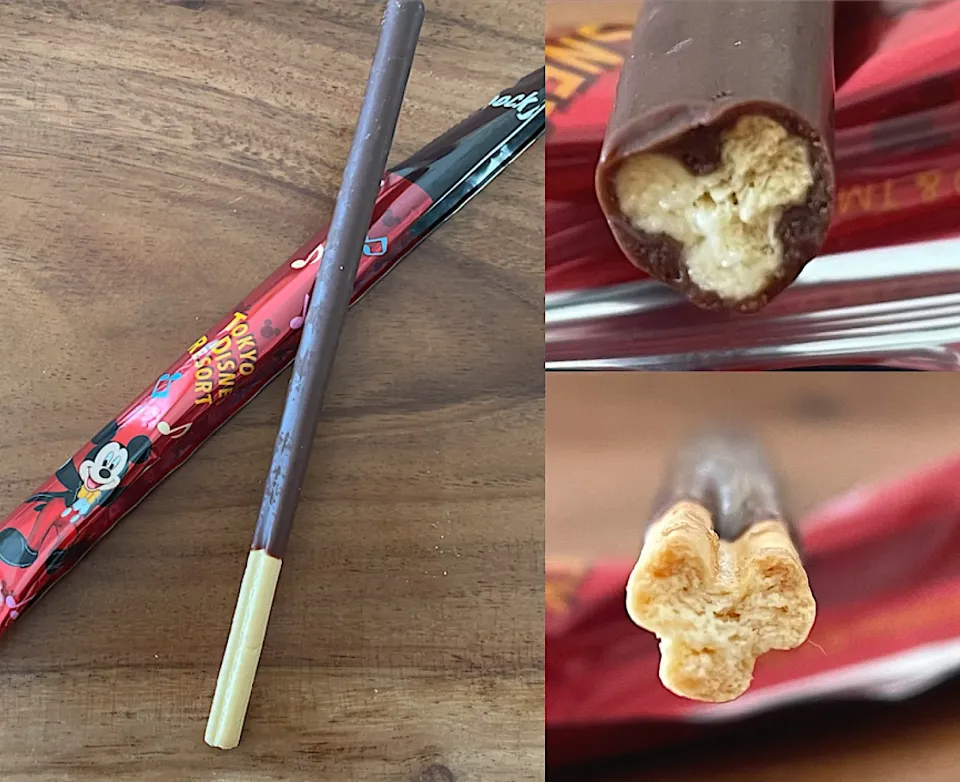 Snapdishの料理写真:ミッキーポッキー 🐭                                          芸が細かい😆|yucca@さん