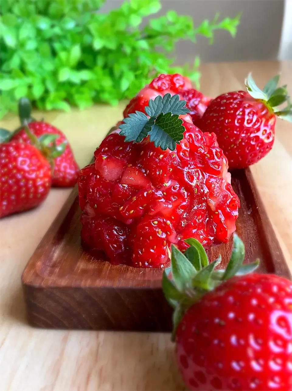 ピコちゃんの🍓いちごのぼた餅🍓|9421beruさん